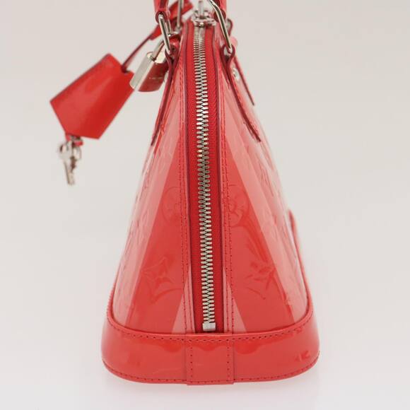 LOUIS VUITTON Vernis Rayures Alma BB Hand Bag Pink M91593 - Picture 3 of 16